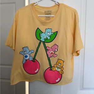 Care Bears Yellow Cropped Tee 🍒